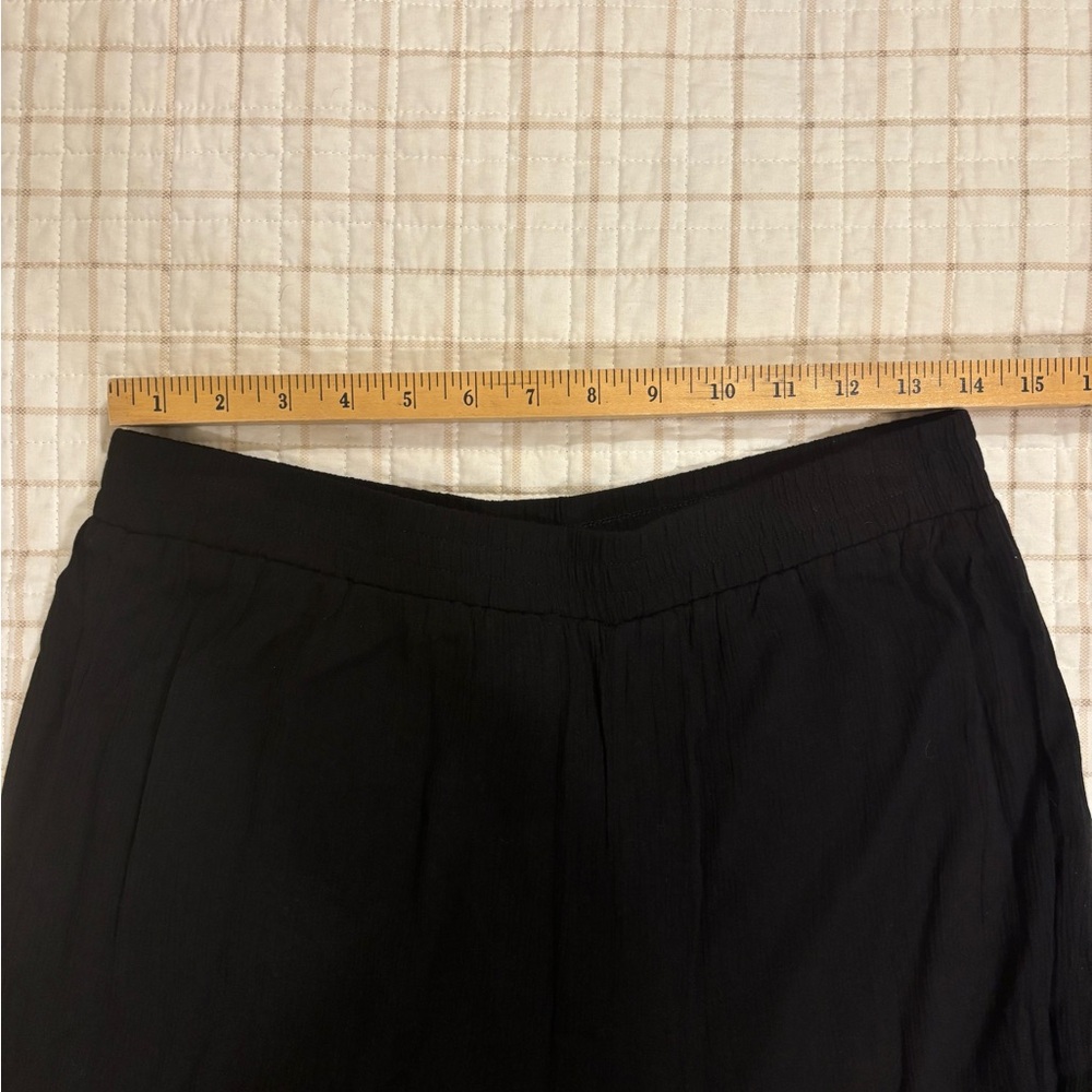 American Rag Black Ruffled Flowy Pants - Picture 3 of 11